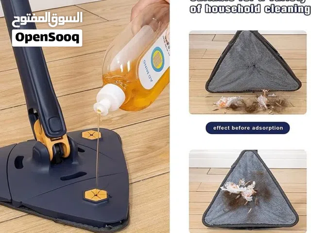 ممسحة القابلة للعصر ثلاثي ممسحة شكل مثلث قابل للعصر بكل سهولة دوارة 360 درجه