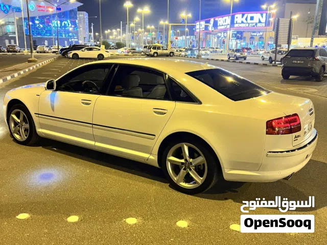 للبيع أودي A8 لارج 6سلندر م2010 مواصفات خاصه العداد 190 ألف  السعر 1650 دك.