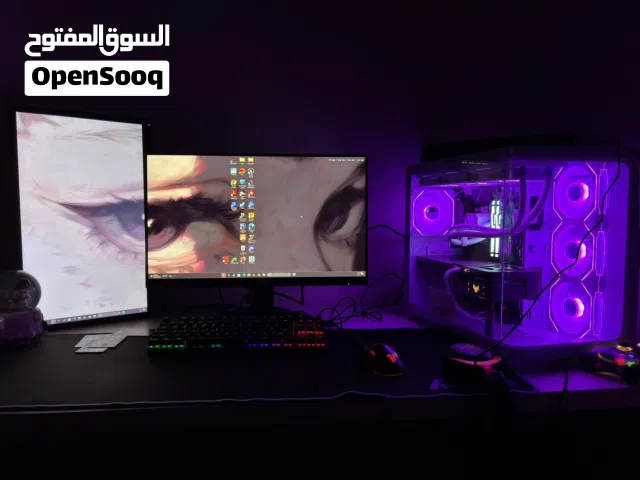 Pc - gaming - RTX5070  للبيع مع ملحقاته