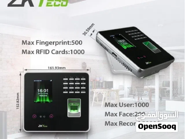 أجهزة بصمة للحضور وانصراف من شركة ZKTECO