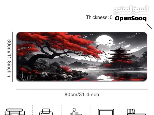 ماوس باد 80x30 عالي الجودة وبر ovroix قوي  (قابل للتفاوض) مستخدمة لمدة قصيرة