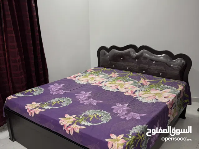 Used queen size bed with mattress for sale, Price: 60BD