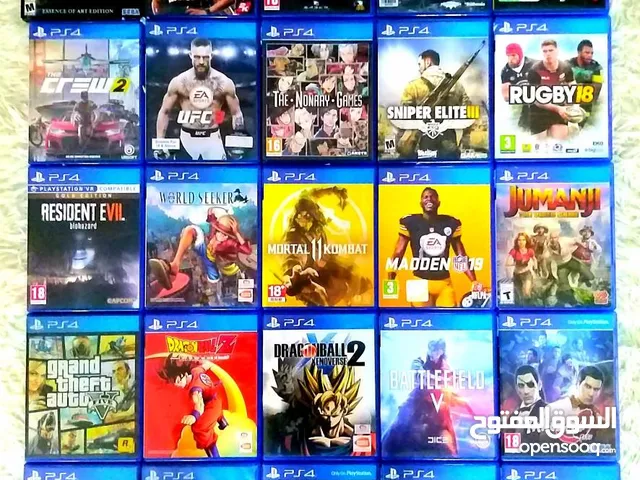 سيديات بلايستيشن فور و فايف CD'S PS4&5