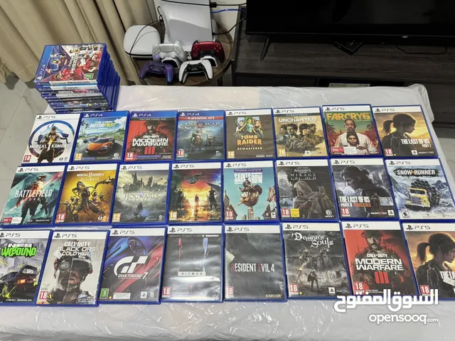 اشرطة ps4&ps5 مستعمله.( واتساب فقط،لاتتصل)
