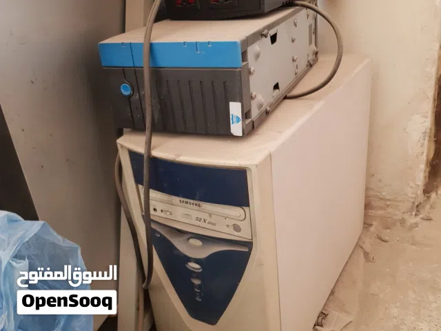 مجموعة كيسات دسكتوب + شاشة + dvr كاميرا