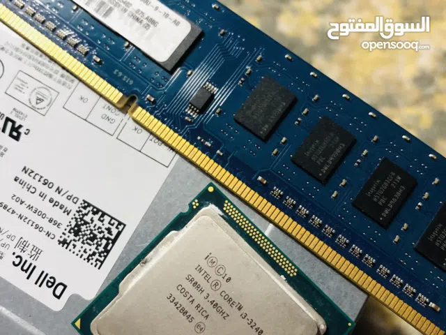 قطع للبيع معالج و رام ومضخم صوت وباور  سبلاي وفان