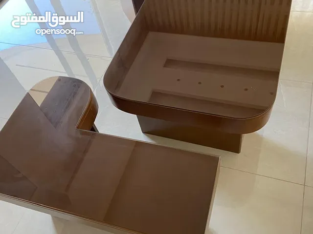 طقم طاولات خشب ثقيله (3 قطع)