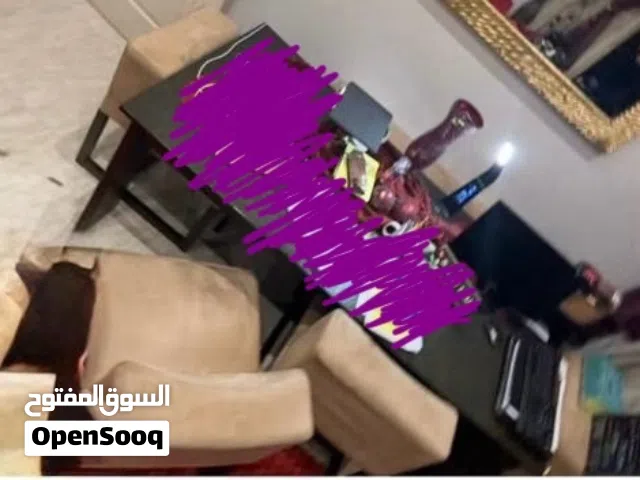 غرفة سفرة تركي من محل أبيات 6 كراسي و طاولة رخام ( حالة ممتازة) 1800 ريال