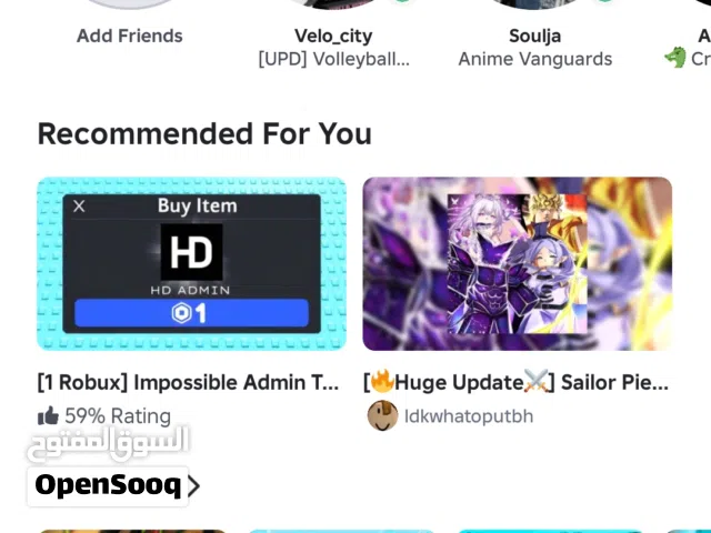 Roblox account