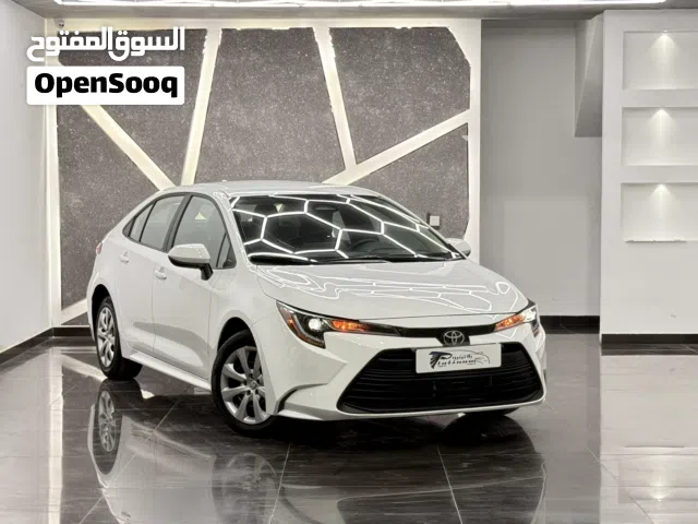 تويوتا كورولا LE موديل 2025 ممشي فقط 350 كيلو TOYOTA COROLLA LE MODEL 2025  تسجيل تامين سنة