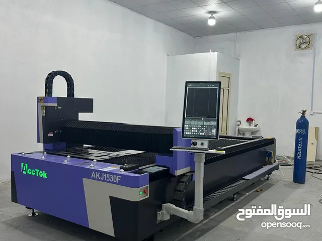 ماكينة قص ليزر CNC فايبر موديل AKJ1530F وارد الصين 1500واط