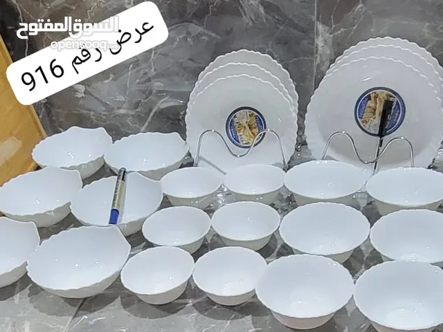 اقوى العرررروض الرمضانيه طقم سفرة سيراميك صافي ،مكون من 24قطعة بأحجام مختلفة ومتنوعة _ موض