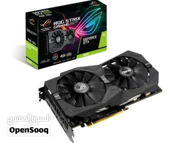كرت شاشة Asus ROG Strix GeForce GTX 1650 SUPERTM 4GB GDDR6