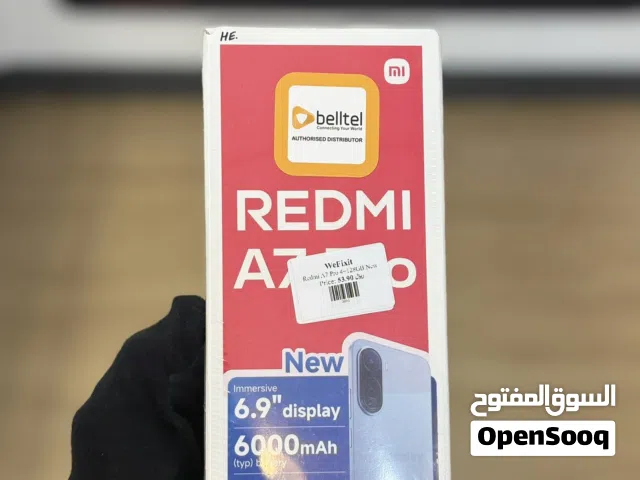 Mi Redmi A7 pro  4GB RAM 128GB ROM Colour:All colours Available  6000mAh battery
