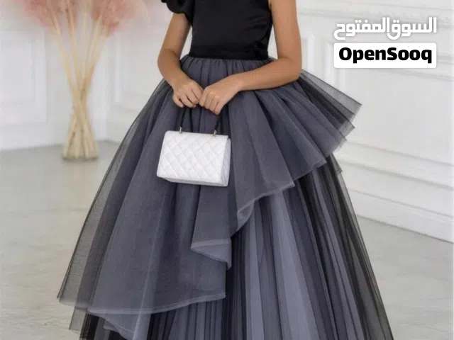 فستان ستايل فرنسي لعمر 12 سنه