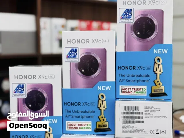 هونور 5G X9c , ذاكرة 256GB رام 12 جديد ضمان سنة