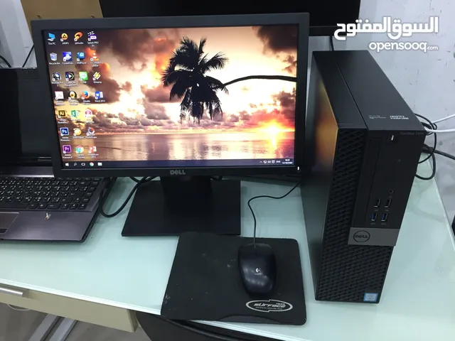 full set Dell desktop Optiplex core-i7 6th generation 16 GB Ram- 500 GB SSD Windows 10 installed