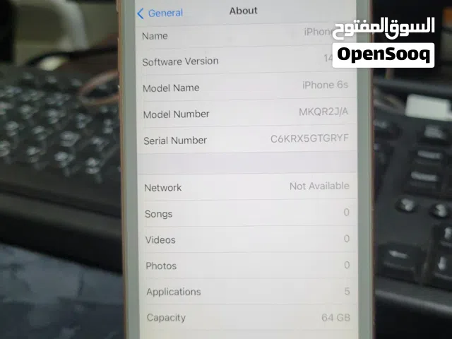 iPhone 6s 64gb rose gold 100% working condition
