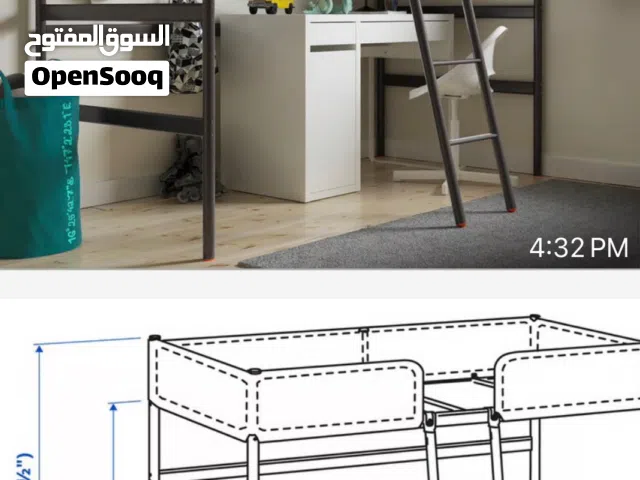 سرير ايكيا طابق علوي