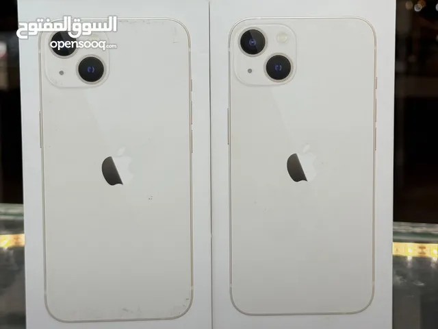Iphone 13 White 128GB middle east not active (new) in box ايفون 13 جديد 128 جيجا لون ابيض شرق اوسط