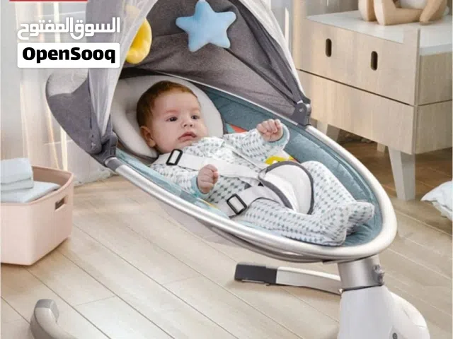 كرسي هزاز كهربائي مع سرير نوم Coax ، المولود الجديد ، الراحة