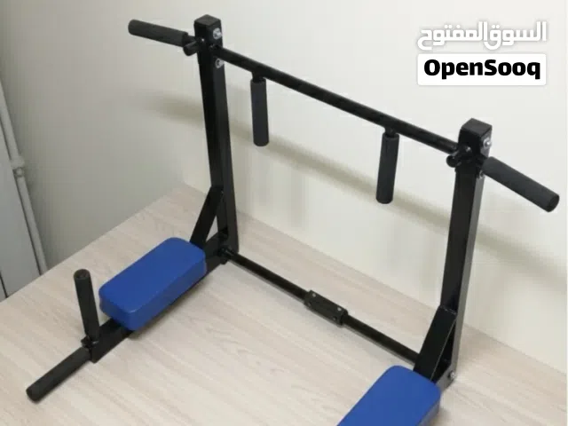 جهاز متوازي + عقلة حائط (Wall-Mounted Pull-Up & Dip Station)