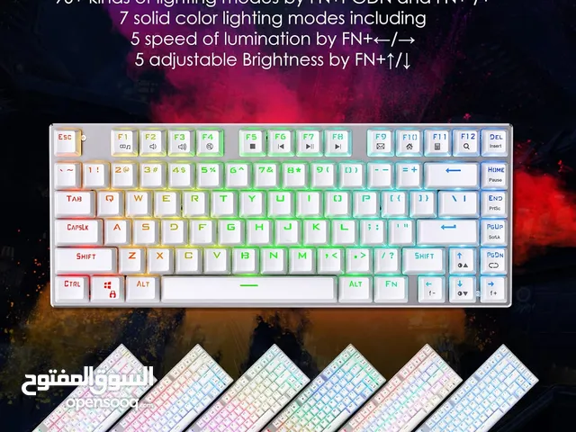 كيبورد HUO JI Z88 Z-88 RGB Mechanical Gaming Keyboard