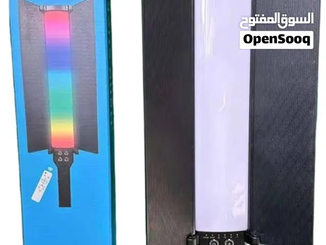 عصايه اضاء شحن متعدد الالوان مع ستاند