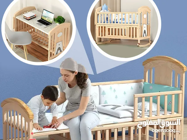 8×1 سرير متعدد الوظائف للمواليد الجدد الى نهاية الطفولة Kids Bed multiple use 8in1