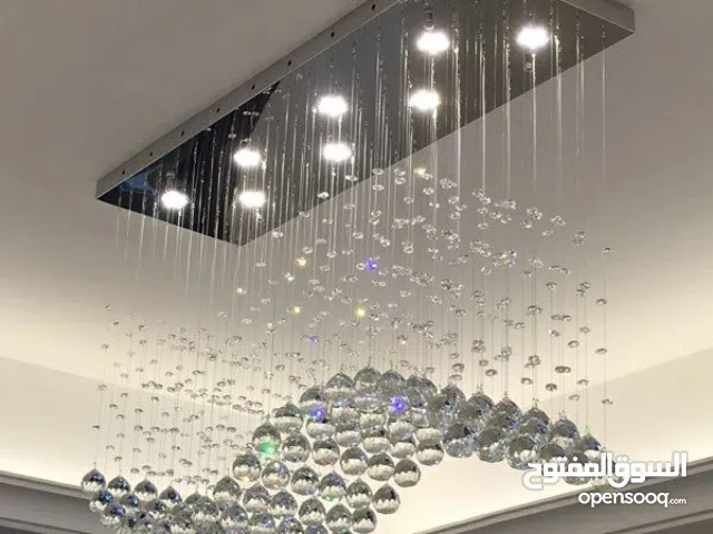 ثريات تفصيل احجار وورقيات الهبه