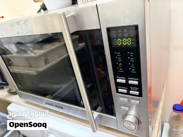 Black and decker stainless steel microwave