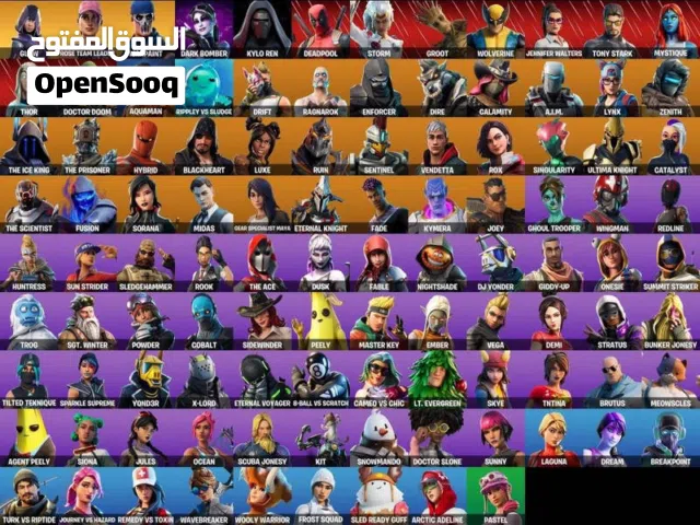 Fortnite Og stw account, 105 skins, glow skin, epicgames account