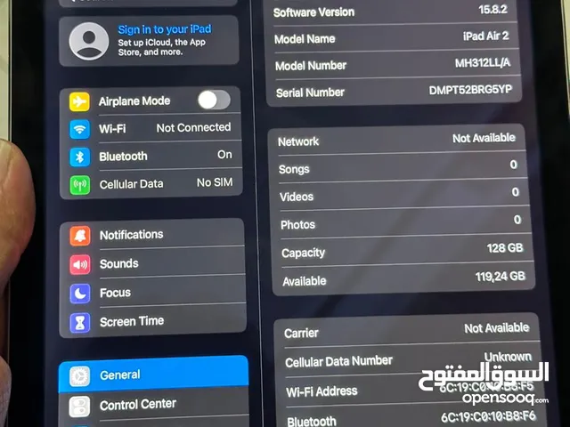 Apple iPad Air 2 128 GB in Sharjah