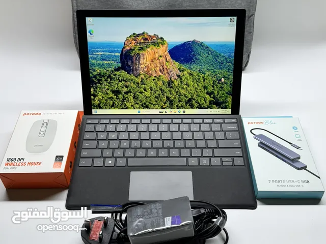 Surface pro 7, i5, 8gb ram, 256gb ssd لابتوب سيرفيس برو 7