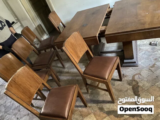 Art deco dining table set with 6 chairs and dresoire