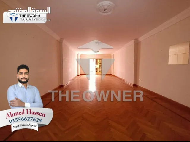 شقة للايجار 210 م كفر عبده ( خطوات من سانت جيني )