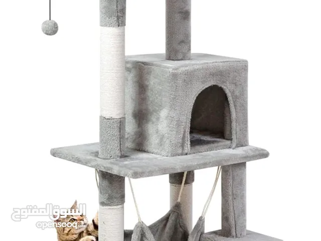 برج قطط Cat Tower with bed area and scratcher
