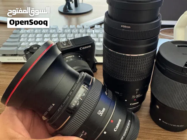 professional Canon camera lenses