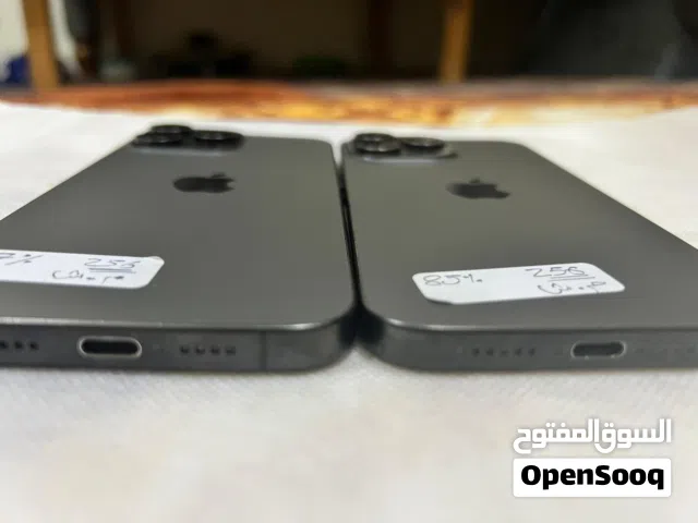 ايفووون 15برو مااكس/256جيجا/بطااارية ثمانينات/رسسسسسمي