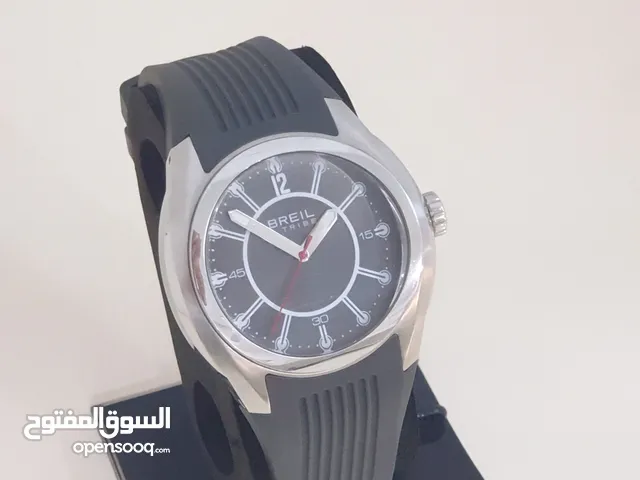 ساعة بريل إيطالي رجالي لوك شمع كالجديد