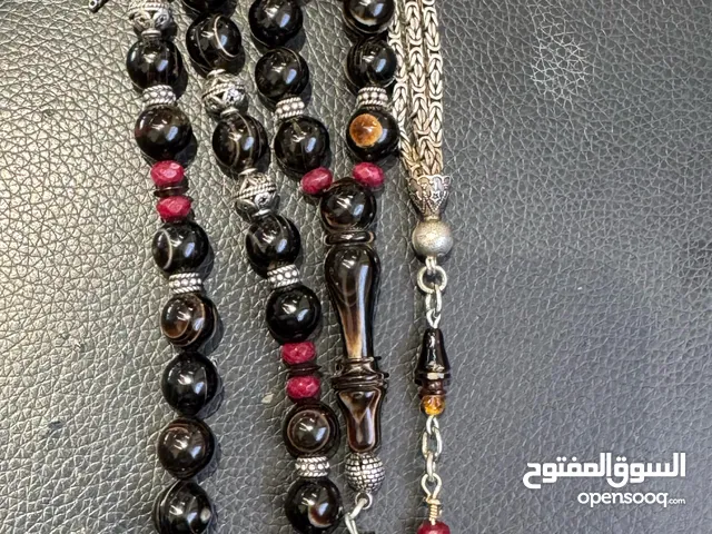 سبحة من ضهر سلحفاة شرابة فضة 9وربع