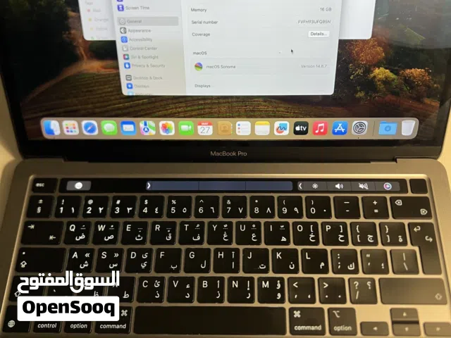 Macbook pro 2020 قمة بالنظافة
