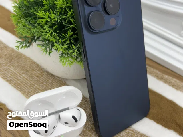 ايفون 15 برو نظيف جدا بطارية 90% مش مفتوح مدخل شفرة ولا عيب