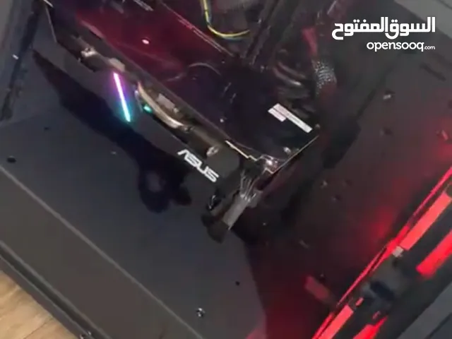 Gaming PC + gaming keyboard and mouse mat + screen