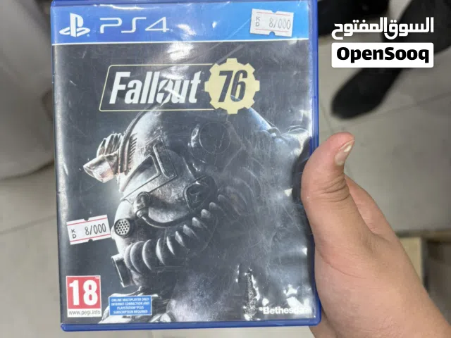 لعبه fallout76 الاونلاين تقدر تلعب اونلاين مع اخوياك و سعرها رهيب و متوفر عندنا كل الألعاب