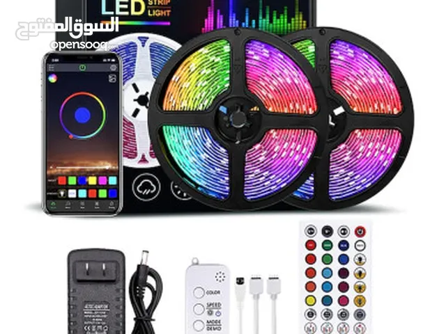 حبل ليد عشرة متر تحكم بالريموت جيمع الالوان