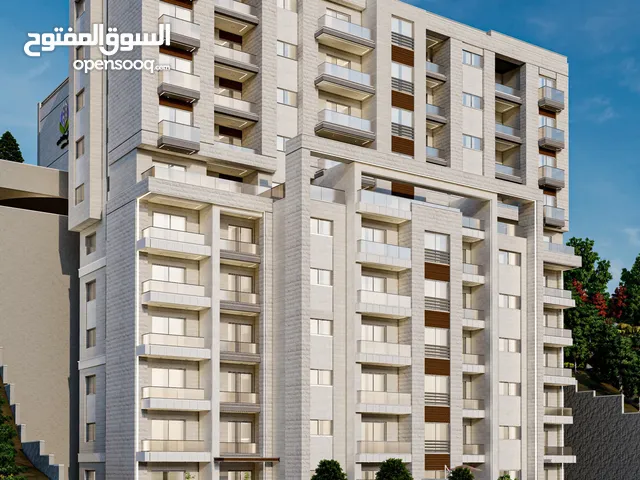 شقة 117 متر مع حديقة 136 متر و مدخل خاص ومصف سيارة خاص للبيع في عين مصباح مقابل جامعة القدس المفتوحة