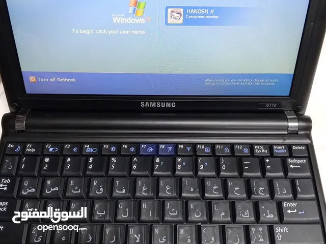 لابتوب سامسونج ميني N110 جهاز صغير وخفيف سهل الاستخدام منافذusb بحاله الوكاله