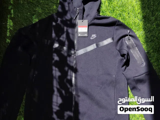 جاكيت نايك تك أسود nike tech black