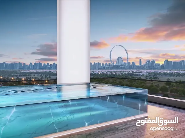 بأفضل سعر غرفة وصالة مع حمام سباحة خاص عند شارع الخيل في دبي